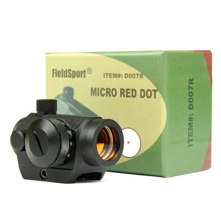 - Field sport 4MOA Red Dot Reflex Sight Low Profile Micro Weaver Picatinny Mount