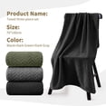 thumbnail image 2 of Toallas de Baño 3Packs Absorbentes Juego De Toallas Ultra Suaves de Gran Tamaño, Toalla de Microfibra de Secado Rápido para Baño, Hotel, Hogar, Piscina(Negro+Verde Oscuro+Gris Oscuro), 2 of 7