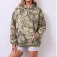 thumbnail image 6 of Hpapadks Womens Camo Hoodies Maple Leaf Print Oversized Hooded Sweatshirt Pullover Sweatshirts Long Sleeve with Pocket, 6 of 7