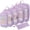A-Purple-6, variant on 6 Set Expandable Compression Packing Cubes for Suitcases,Lightweight Compressible Travel Packing Organizer for Carry on Suitcase,Organizer Bags Set as Travel Essentials for Women Man