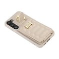 thumbnail image 4 of Decase Wallet Cover For Samsung Galaxy S20+,Premium Leather Shockproof Phone Shell With Back Flip Card Slots & Ring Kickstand & Hand Strap & Crossbody Strap - beige, 4 of 6