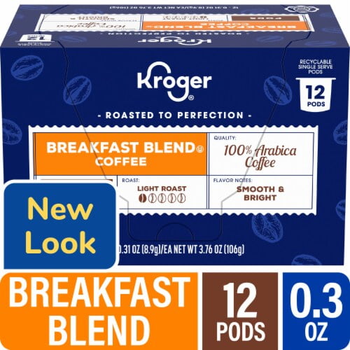 KR Breakfast Blend Mild Roast Coffee Pods 12 ct - Pack of 2