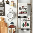 thumbnail image 3 of Sm:)e Truck Christmas Trees Holiday Kitchen Dish Towels 18 x 26 Inch Set of 2, 3 of 6
