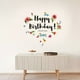 thumbnail image 2 of Vinilos decorativos de feliz cumpleaños para la pared del salón o dormitorio | Arte mural autoadhesivo | Pegatinas murales removibles para la decoración del hogar, la habitación infantil y fiestas, 2 of 6
