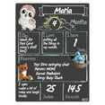thumbnail image 2 of Cohas Woodland Theme Baby Milestone Chalkboard, 12 by 16 inches, No Marker, 2 of 8