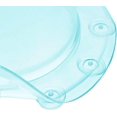 thumbnail image 3 of Bathtub Drain Stopper with Suction Cup for Deep Water Bathtubs, Deep Drain Cover Adds Bathtub Water for a Warmer, Comfortable Shower (Transparent Blue, 3 of 5