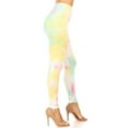 thumbnail image 5 of Women's Tie Dye Printed Casual Full Length Elastic High Rise Pull On Leggings S-3XL, 5 of 5