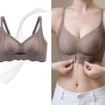 thumbnail image 2 of Women's Front Buckle Seamless Fixed Cup Breast Collecting And Anti Sagging Bra For Small Breasts Gathered And Enlarged Flat Chest, 2 of 6