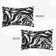 thumbnail image 2 of Hirioo Leopard And Zebra 2 for Plush Pillow Cover for Bedroom and Living Room ,Elegant, Comfortable Home Decor-16"x24", 2 of 6