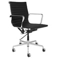 thumbnail image 1 of SOHO Ribbed Management Office Chair (Black), 1 of 5