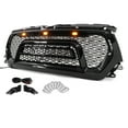 thumbnail image 6 of IKON MOTORSPORTS, Upper Grille Compatible With 2019-2023 Ram 1500, ABS Rebel Style Mesh Grill Shell with Signal Lights, 6 of 7