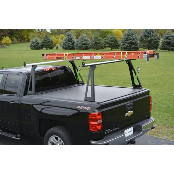 Pace Edwards Ladder Rack ELF0503 EL400; 1000 Pounds Static Capacity/400 Pounds Dynamic Capacity; Tonneau Cover Rail Mount; Direct Fit