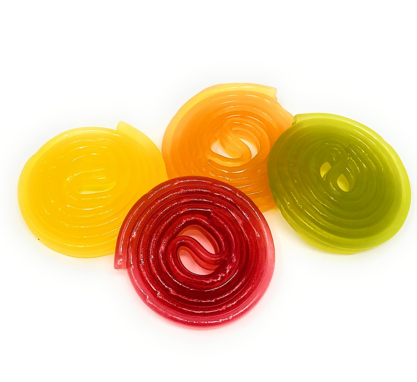 Dulcefina, Haribo Mix Fruit Wheels Licorice (Rotella Fruit) (4 Lbs