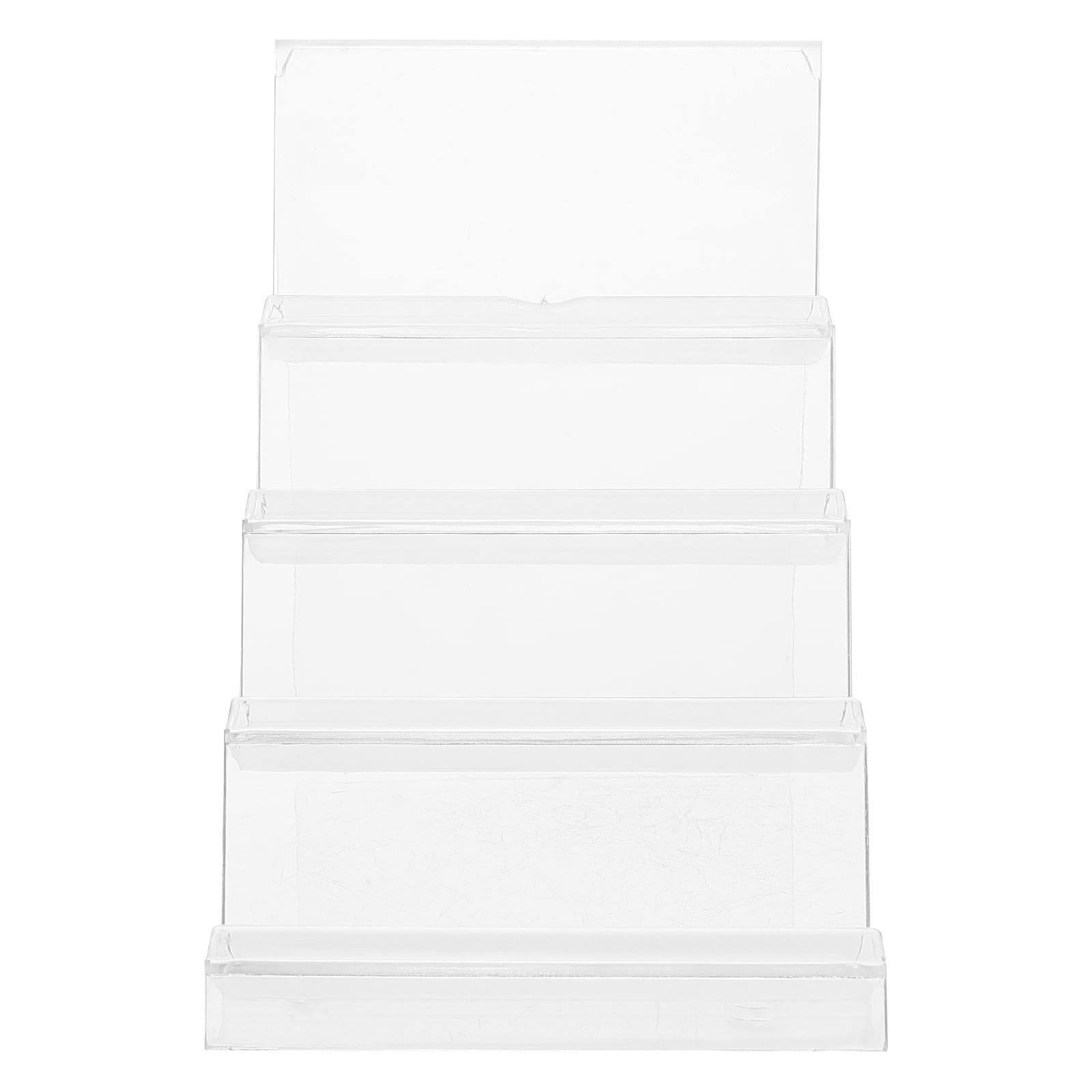 Display Acrylic Riser Stand Shelf Clear Risers Rack Phone Jewelry