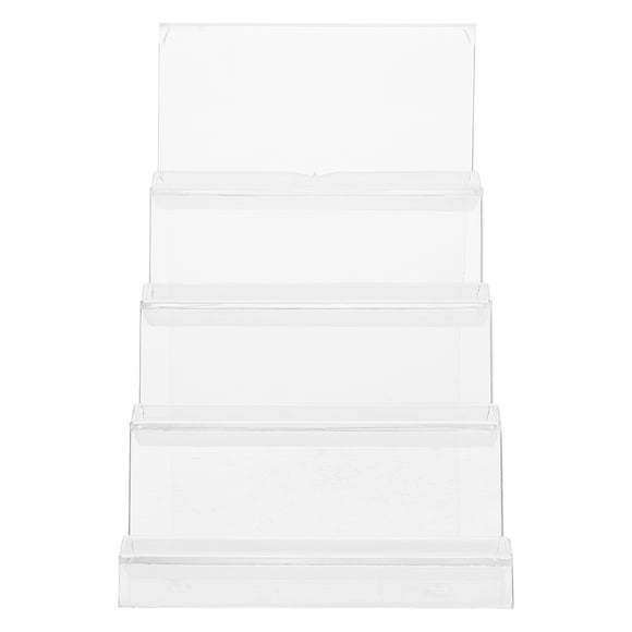 EeaseMX Pantalones de billetera Rack de almacenamiento de mesa acrílico Rack de pantalla de 4 capas
