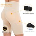 thumbnail image 4 of Men's Padded Briefs Boxer Underwear Tummy Control Shorts High Waist Body Shaper Enhance Butt Lifter Shapewear Abdomen, 4 of 5