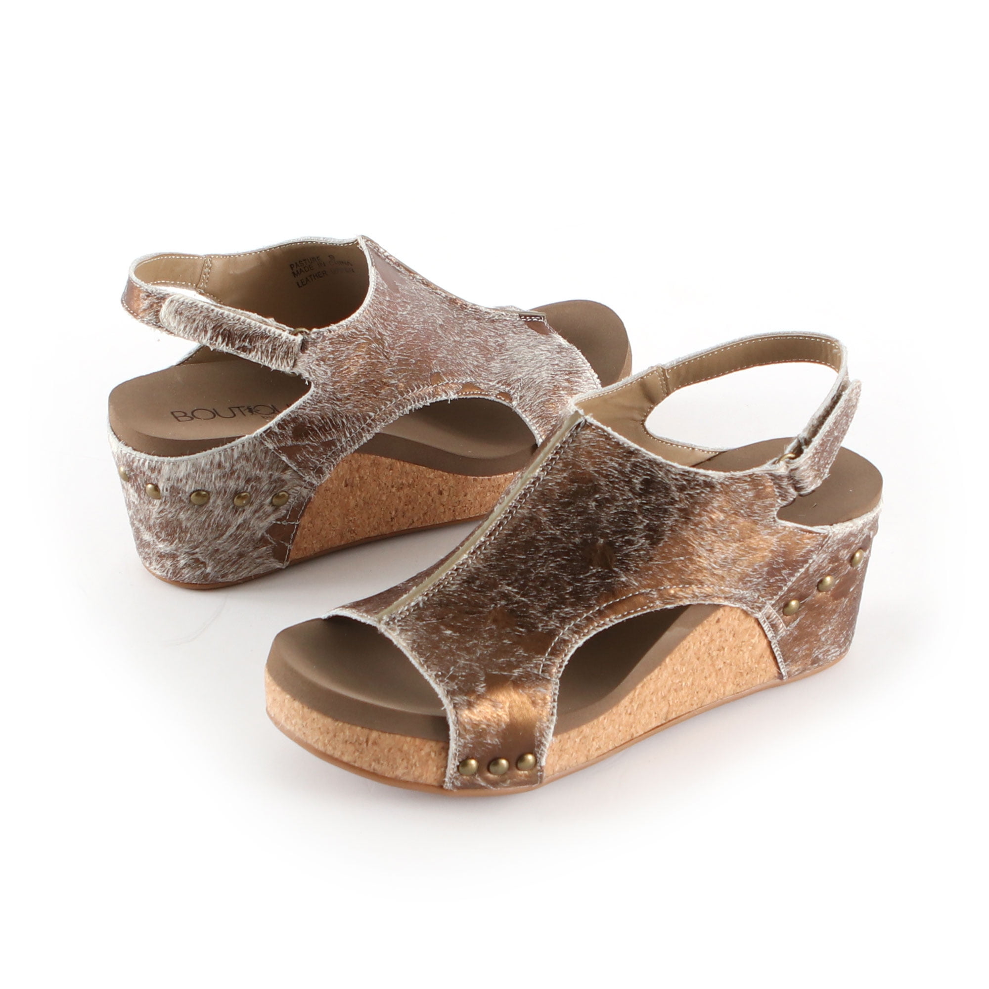 Corkys Bronze Pasture Sandals Size 10