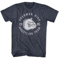 thumbnail image 1 of Breakfast Club Wrestling Team Navy Heather Adult T-Shirt, 1 of 1