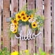 thumbnail image 5 of Popular! Sunflower Letter Wreath, Door Hanging Decoration, Festival Props, Hanging Window Wall Hanging, 5 of 5