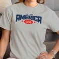 thumbnail image 3 of Smartprints America 250 Anniversary Stars Women's T-Shirt Ash, Cotton, S, 3 of 4
