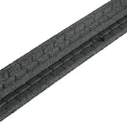 GroundSmart Brickface Landscape Edging, 4 Gray Rubber Garden Edging Border, 48 pack