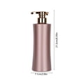 thumbnail image 3 of MTBLYS 500Ml Soap Dispenser Bottle Plastic Refillable 1-Pack Shower Gel Hand Wash Station Bathroom Kitchen Countertop Use, 3 of 6