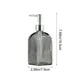 thumbnail image 3 of Botellas Dispensadoras De Vidrio unidad de botella dispensadora de jabón líquido de vidrio gris de 500 ml, recargable, para baño. Rkxzt, 3 of 9