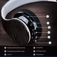 thumbnail image 3 of Wireless Headphones for Galaxy S20/Ultra/Plus Phones - Foldable Headset w Mic Hands-free Earphones Earbuds Over Ear D1W for Samsung Galaxy S20/Ultra/Plus, 3 of 6