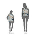 thumbnail image 3 of School Backpack Lightweight Multipocket College High Middle Student Bag 15L Fish Whale Seaweed Starfish, 3 of 9
