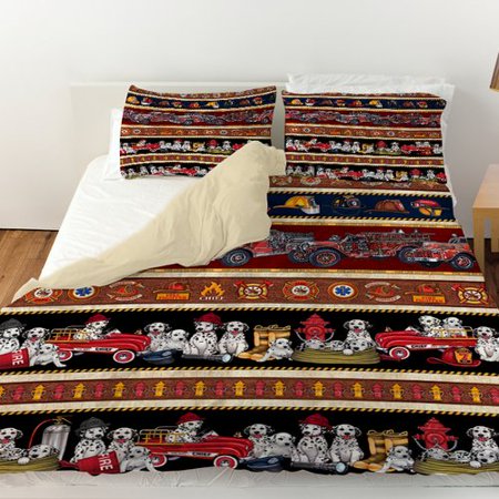 Manual Woodworkers & Weavers Fire House Stripe Duvet Cover