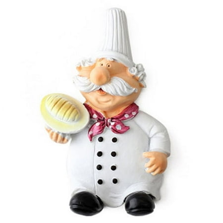 

Creative Lovely Cartoon Chef Strong Storage Rack Hook Wall Decor Plug Holder
