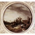 thumbnail image 2 of Landscape with a Herd by David Teniers the Younger, 1644, 1610-1690 Poster Print (18 x 24), 2 of 4