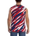 thumbnail image 4 of PAYOHTO Men's Sleeveless Shirts Gym Tank Top with Red White and Blue Patriotic Design, 4 of 8