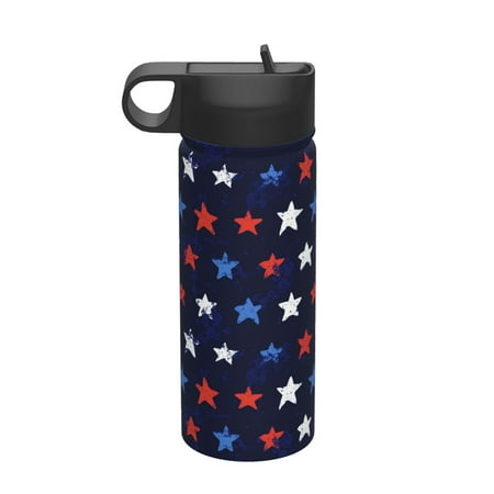 

Matuu Watercolor Stars1 for 18oz Durable Thermal Cups Keep Drinks Cold & Hot Insulated Coffee Mug with Lid (With Straw)