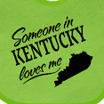 thumbnail image 4 of Inktastic Someone in Kentucky Loves Me Boys or Girls Baby Bib, 4 of 4