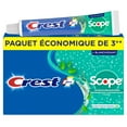 thumbnail image 2 of Crest Complete Whitening Plus Scope Toothpaste, Minty Fresh, 3 x 120 mL, 2 of 11
