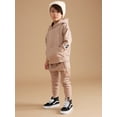 thumbnail image 2 of Little Star Organic Toddler and Kids Fleece Pullover Hoodie and Sweatpants Set, 2-Piece Set, Sizes 12M – 8, 2 of 13