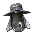 thumbnail image 4 of Gat de ventilador solar al aire libre Tapa de pesca de pesca transpirable y cómodo cómodo, sombrero de pescado de borde ancho para viajar deportes al Negro y verde, 4 of 9