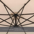 thumbnail image 6 of Grand Patio 11 ft Outdoor Offset Umbrella Deluxe Cantilever Umbrella with 360° Rotation for Backyard, Patio, Deck(Champagne, without Base), 6 of 8