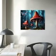 thumbnail image 4 of COMIO Magical Forest Wall Art Fantasy Mushroom Wall Decor Nature Landscape Plant Picture Butterflies Canvas Print Nursery Decor Fairytale Theme Wall Painting for Home Kids Bedroom Decoration, 4 of 5