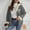 Gray Coat for Winter, variant on Women's Oversized Zip Quilted Solid Color Casual Hooded Fleece Jacket Unisex Fall Winter Warm Plush Lined Sherpa Long Sleeve Coat Navy S