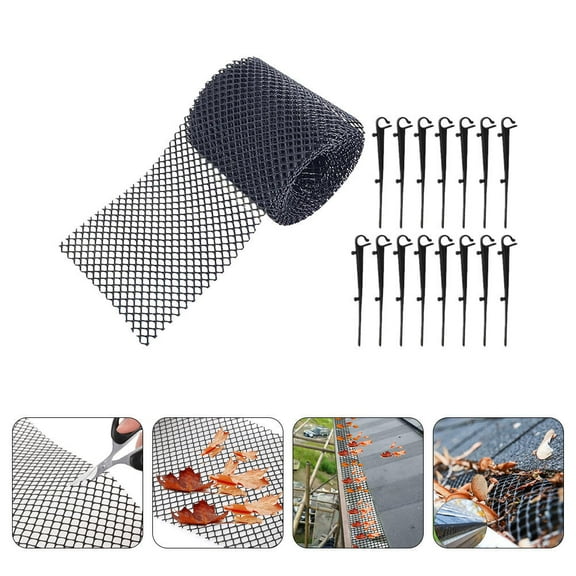 Mesh Gutter Guard Covers Plastic Gutter Guard for Garden Yard