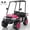 Pink, variant on TOKTOO 24V Ride on Toys for Big Kids, Kids Golf Cart, 2 Seater Electric Ride on Car with Remote Control, Detachable Awning, 4*96W Powerful Motors for Boys Girls Aged 3-8 Years, White