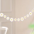 thumbnail image 2 of Miangastore 5pcs Daisy Banner Hanging Banner Birthday Backdrop Flower Garland Banner Party Layout Prop, 2 of 9