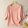 thumbnail image 2 of Active Tops Women Casual Tees Running Shirts Women Long Sleeves Apparel T Women T Shirt Summer Women Thin Long Sleeve Shirt Long Sleeve Compression Shirt Women Loose Fit Workout Pink XL, 2 of 4