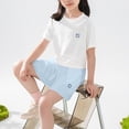 thumbnail image 4 of Ultrave Girls Athletic Set, Short Sleeve Tee & Shorts Casual Outfit, Lightweight Activewear for Girls, Summer Sets for 5-15Y, 4 of 5