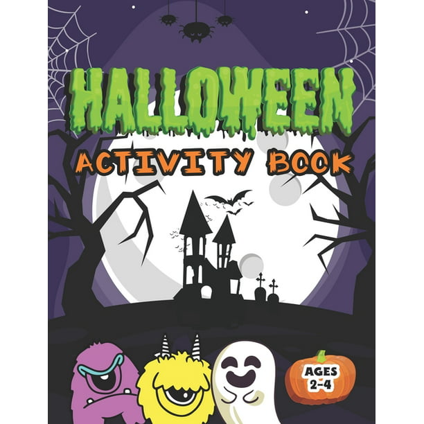 Halloween Activity Book : Cute Monsters Coloring Book Mazes Tracing ...
