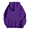 thumbnail image 3 of Weiqiqre Oversized Sweatshirt for Women Casual Heart Print Long Sleeve Pullover Drawstring Hoodie Sweatshirt Tops with Kangaroo Pocket, 3 of 3
