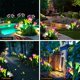 thumbnail image 4 of Luces solares para jardín de exterior de 3 piezas, decoración solar con forma de lirio que cambia de color, multicolor, impermeables (blanco, rojo y morado), 4 of 5