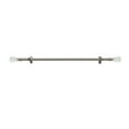 thumbnail image 2 of Crystal Urn Decorative Telescopic Metal Curtain Rod with Modern Crystal & Metal Finials - Adjustable Size: 48" to 86", 2 of 2